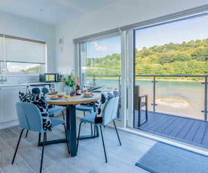 River View dining area looking over the river